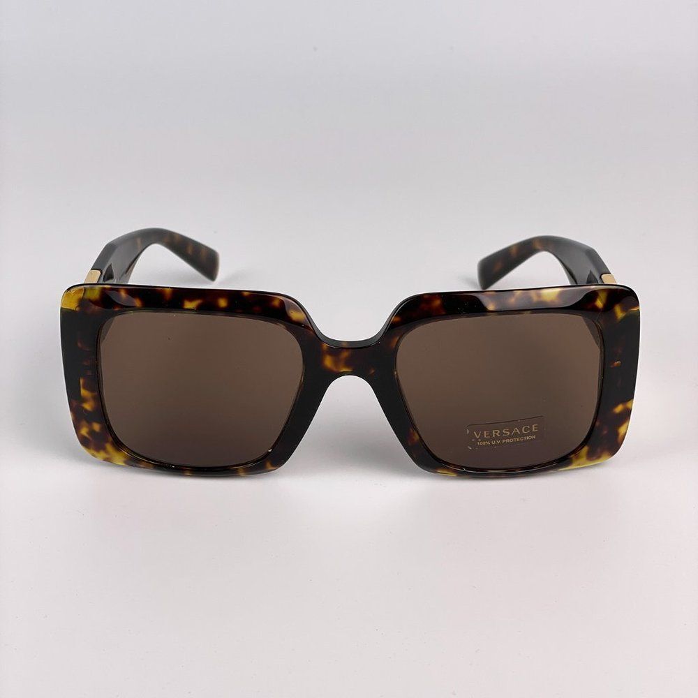 Versace VE4405 108/73 BRAND NEW Sunglasses Havana Brown Women